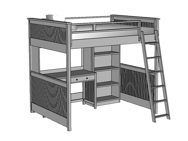 stickely_loft bed